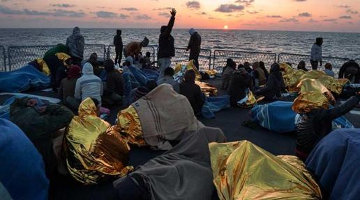 refugiés on boat